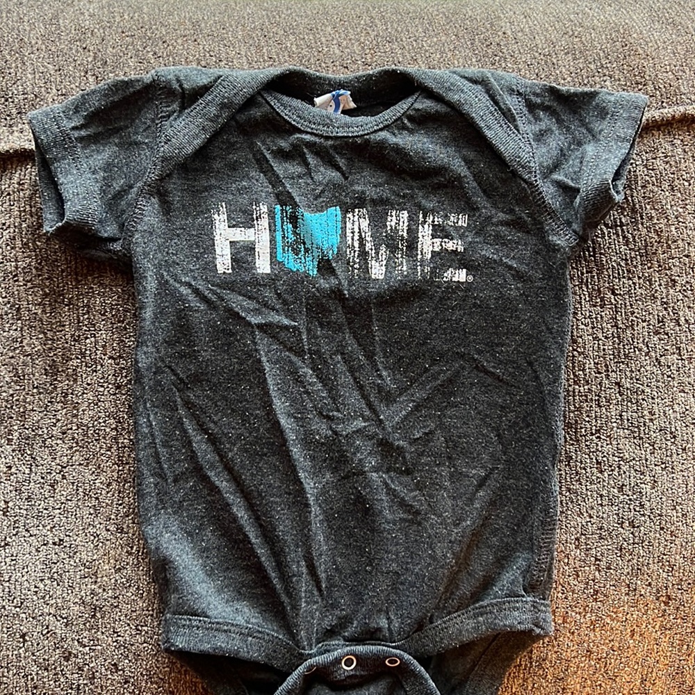 Ohio short sleeve onesie
